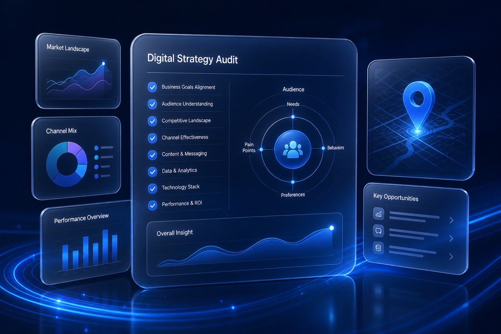 Sample digital business audit visual
